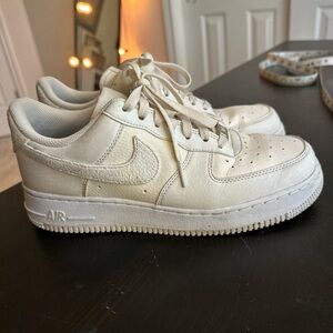 Nike Cream Air Force 1 Sneakers